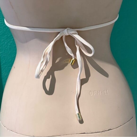 Beach Bunny Lace Halter Bralette - Cream - Picture 3 of 8